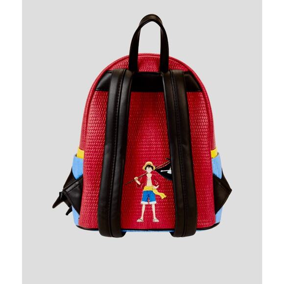 NYCC Limited Edition One Piece Luffy Cosplay Mini Backpack With Coin Bag NWT - Picture 5 of 7